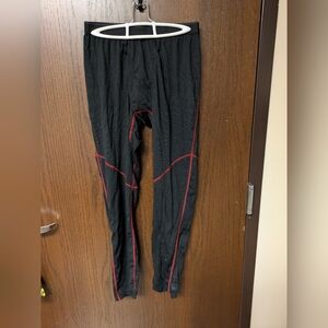 REI Mens Thermals Black Size Medium Polyester Base Layer Pants Outdoor Polartec
